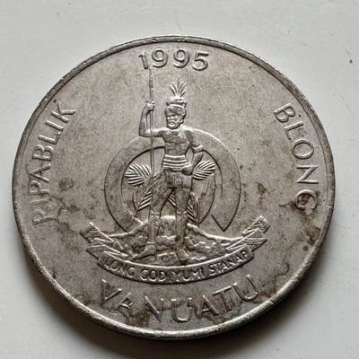 🌹外币初藏🌹🐯2026年第48场   每周二四六晚8️⃣点  大洋洲硬币专场 瓦努阿图 1995年 20瓦图 a