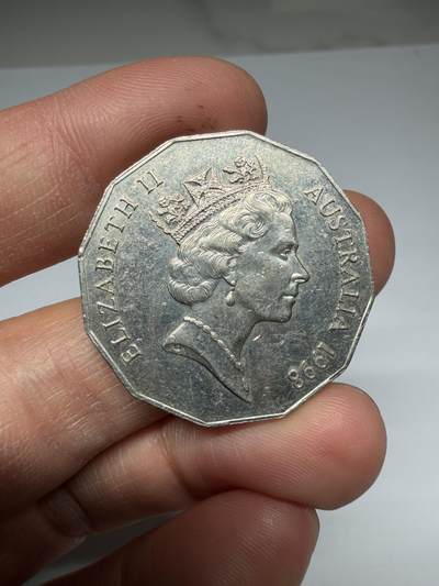 2026年集古藏今外币拍卖第四期-第5场—（总第325拍），可以寄存60天，满160元包邮。 1998年澳大利亚50分