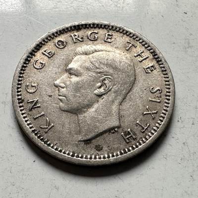 🌹外币初藏🌹🐯2026年第48场   每周二四六晚8️⃣点  大洋洲硬币专场 新西兰1951年 三便士 b