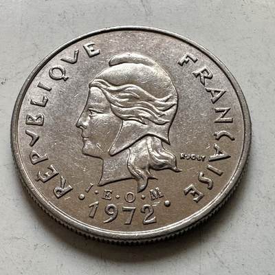 🌹外币初藏🌹🐯2026年第48场   每周二四六晚8️⃣点  大洋洲硬币专场 新喀里多尼亚 1972年 10法郎 