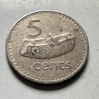 🌹外币初藏🌹🐯2026年第48场   每周二四六晚8️⃣点  大洋洲硬币专场 斐济1977年 5分