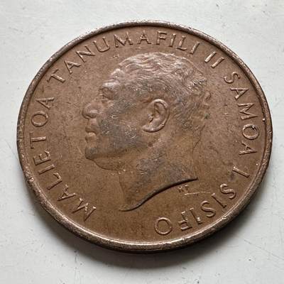 🌹外币初藏🌹🐯2026年第48场   每周二四六晚8️⃣点  大洋洲硬币专场 西萨摩亚 1967年  2分