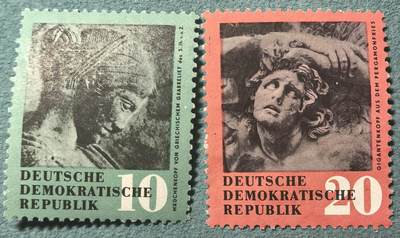 盛世勋华——号角文化勋章邮票专场拍卖第318期 东德邮政1958年发行 2全新票 世界文化遗产