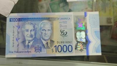 世界钱币～微拍第248期暨2026年第29期  少量老库存低价起拍 2022年牙买加1000 全新绝品无47尾号692