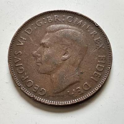 🌹外币初藏🌹🐯2026年第48场   每周二四六晚8️⃣点  大洋洲硬币专场 澳大利亚 1952年 乔治六世 一便士 