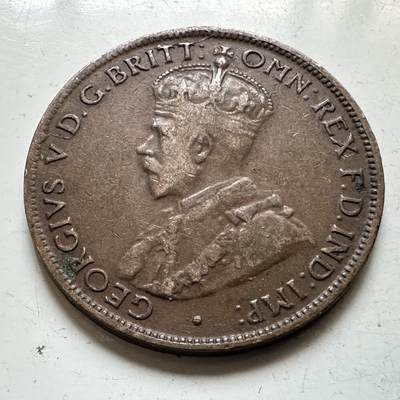 🌹外币初藏🌹🐯2026年第48场   每周二四六晚8️⃣点  大洋洲硬币专场 澳大利亚 1926年 乔治五世 半便士