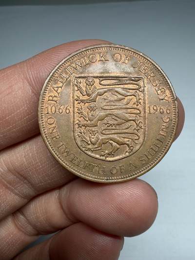 2026年集古藏今外币拍卖第四期-第5场—（总第325拍），可以寄存60天，满160元包邮。 1966年英属泽西1/2先令