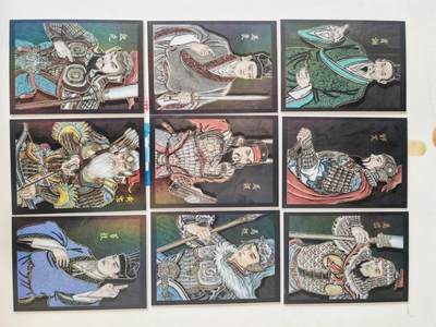 第114期阳大大卡牌拍卖第114期（持续收拍品，周五晚上九点截拍，进群福利早知道） 【套卡】香山文创 卢艺丰 争霸三国 套卡116张