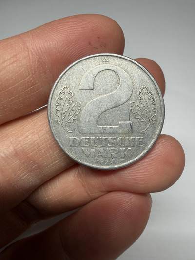 2026年集古藏今外币拍卖第四期-第5场—（总第325拍），可以寄存60天，满160元包邮。 1957年东德2芬尼