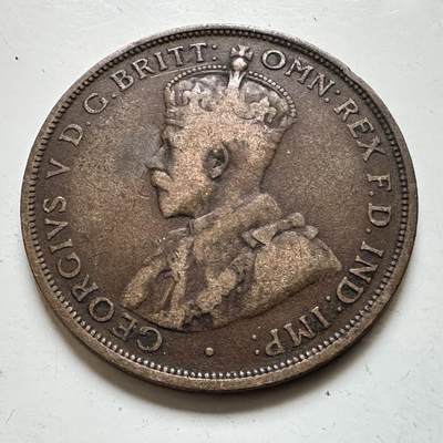 🌹外币初藏🌹🐯2026年第48场   每周二四六晚8️⃣点  大洋洲硬币专场 澳大利亚 1914年 乔治五世 一便士