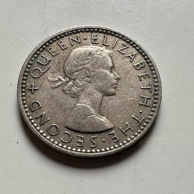 🌹外币初藏🌹🐯2026年第48场   每周二四六晚8️⃣点  大洋洲硬币专场 新西兰1964年 6便士 