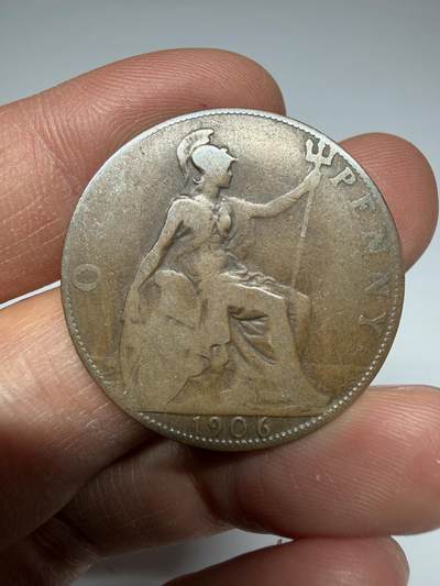 2026年集古藏今外币拍卖第四期-第5场—（总第325拍），可以寄存60天，满160元包邮。 1906年英国1便士