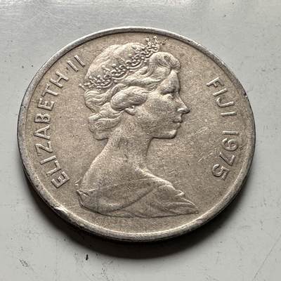 🌹外币初藏🌹🐯2026年第48场   每周二四六晚8️⃣点  大洋洲硬币专场 斐济1975年 5分