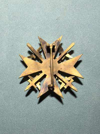 盛世勋华——号角文化勋章邮票专场拍卖第318期 德国（1939）一级西班牙战功十字勋章 高品质现代工艺品