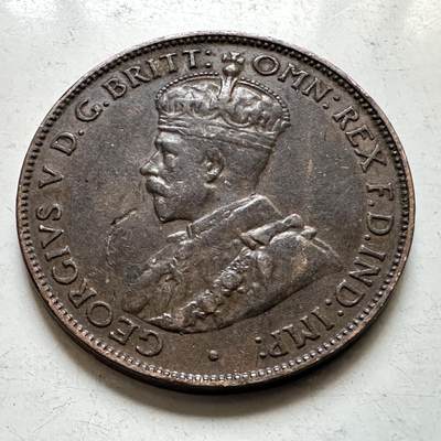 🌹外币初藏🌹🐯2026年第48场   每周二四六晚8️⃣点  大洋洲硬币专场 澳大利亚 1932年 乔治五世 半便士