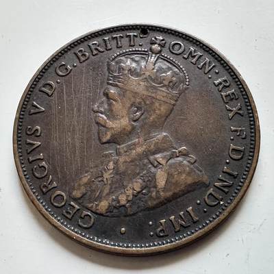 🌹外币初藏🌹🐯2026年第48场   每周二四六晚8️⃣点  大洋洲硬币专场 澳大利亚 1916年 乔治五世 一便士 