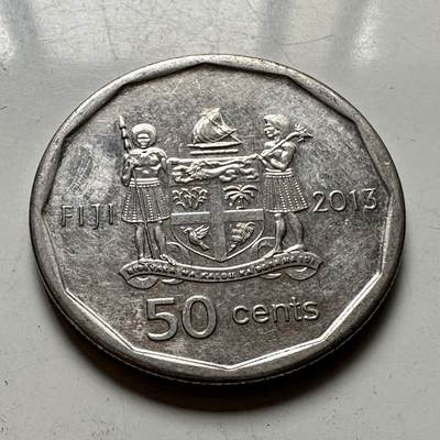 🌹外币初藏🌹🐯2026年第48场   每周二四六晚8️⃣点  大洋洲硬币专场 斐济2013年残奥会首金50分纪念币