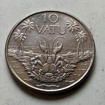 🌹外币初藏🌹🐯2026年第48场   每周二四六晚8️⃣点  大洋洲硬币专场 瓦努阿图 1999年 10瓦图 a