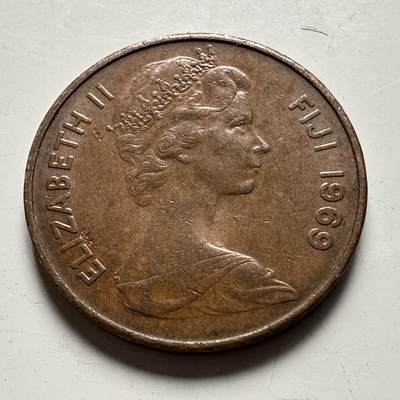 🌹外币初藏🌹🐯2026年第48场   每周二四六晚8️⃣点  大洋洲硬币专场 斐济1969年2分