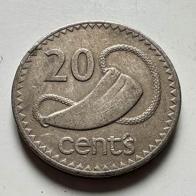 🌹外币初藏🌹🐯2026年第48场   每周二四六晚8️⃣点  大洋洲硬币专场 斐济1987年 20分