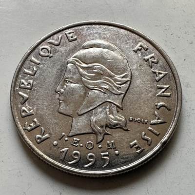 🌹外币初藏🌹🐯2026年第48场   每周二四六晚8️⃣点  大洋洲硬币专场 法属波利尼西亚 1995年 10法郎