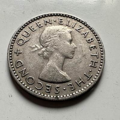 🌹外币初藏🌹🐯2026年第48场   每周二四六晚8️⃣点  大洋洲硬币专场 新西兰1954年 6便士 