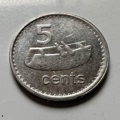 🌹外币初藏🌹🐯2026年第48场   每周二四六晚8️⃣点  大洋洲硬币专场 斐济2009年 5分