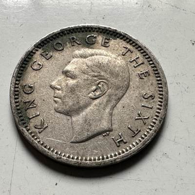 🌹外币初藏🌹🐯2026年第48场   每周二四六晚8️⃣点  大洋洲硬币专场 新西兰1951年 三便士 a