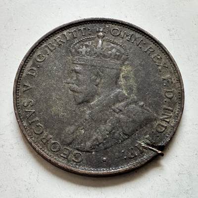 🌹外币初藏🌹🐯2026年第48场   每周二四六晚8️⃣点  大洋洲硬币专场 澳大利亚 1933年 乔治五世 一便士 