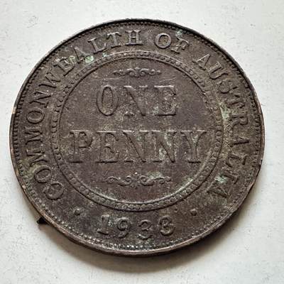 🌹外币初藏🌹🐯2026年第48场   每周二四六晚8️⃣点  大洋洲硬币专场 澳大利亚 1933年 乔治五世 一便士 