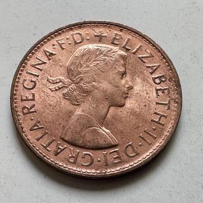 🌹外币初藏🌹🐯2026年第48场   每周二四六晚8️⃣点  大洋洲硬币专场 澳大利亚 1961年 半便士 b