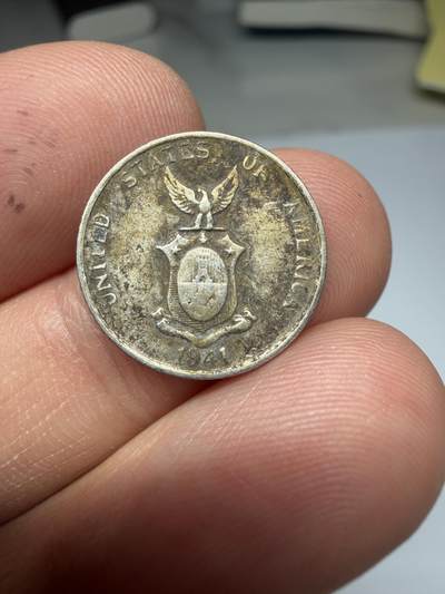 2026年集古藏今外币拍卖第四期-第5场—（总第325拍），可以寄存60天，满160元包邮。 1941年美属菲律宾10分银币