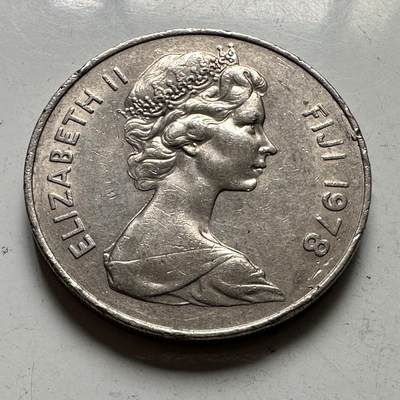 🌹外币初藏🌹🐯2026年第48场   每周二四六晚8️⃣点  大洋洲硬币专场 斐济1978年 20分