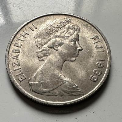 🌹外币初藏🌹🐯2026年第48场   每周二四六晚8️⃣点  大洋洲硬币专场 斐济1969年 10分