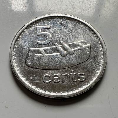 🌹外币初藏🌹🐯2026年第48场   每周二四六晚8️⃣点  大洋洲硬币专场 斐济2010年 5分