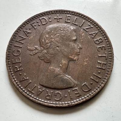 🌹外币初藏🌹🐯2026年第48场   每周二四六晚8️⃣点  大洋洲硬币专场 澳大利亚 1958年 一便士 