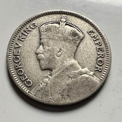 🌹外币初藏🌹🐯2026年第48场   每周二四六晚8️⃣点  大洋洲硬币专场 英属斐济 1934年 乔治五世 6便士银币 2.83克-19毫米-50%银 a