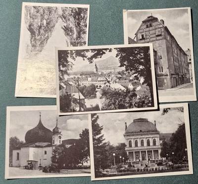 盛世勋华——号角文化勋章邮票专场拍卖第318期 德国（1939）1940年代宣传卡片 5张 苏台德地区人文风光