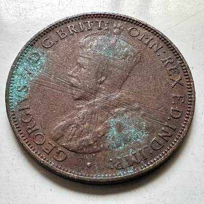 🌹外币初藏🌹🐯2026年第48场   每周二四六晚8️⃣点  大洋洲硬币专场 澳大利亚 1916年 乔治五世 半便士