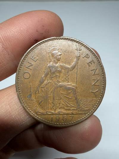 2026年集古藏今外币拍卖第四期-第5场—（总第325拍），可以寄存60天，满160元包邮。 1967年英国1便士