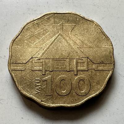 🌹外币初藏🌹🐯2026年第48场   每周二四六晚8️⃣点  大洋洲硬币专场 瓦努阿图 2015年 100瓦图 