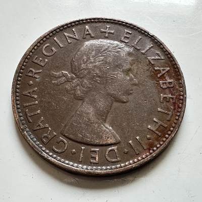 🌹外币初藏🌹🐯2026年第48场   每周二四六晚8️⃣点  大洋洲硬币专场 澳大利亚 1953年 一便士 