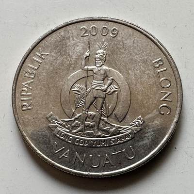 🌹外币初藏🌹🐯2026年第48场   每周二四六晚8️⃣点  大洋洲硬币专场 瓦努阿图 2009年 10瓦图 b