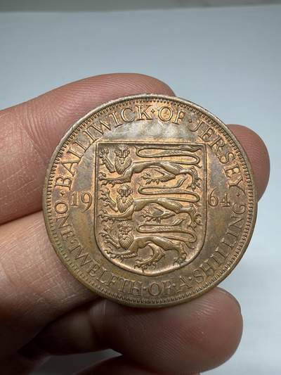 2026年集古藏今外币拍卖第四期-第5场—（总第325拍），可以寄存60天，满160元包邮。 1964年泽西岛1便士