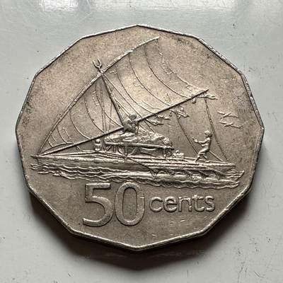 🌹外币初藏🌹🐯2026年第48场   每周二四六晚8️⃣点  大洋洲硬币专场 斐济1976年 50分