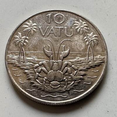 🌹外币初藏🌹🐯2026年第48场   每周二四六晚8️⃣点  大洋洲硬币专场 瓦努阿图 2009年 10瓦图 b