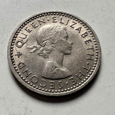 🌹外币初藏🌹🐯2026年第48场   每周二四六晚8️⃣点  大洋洲硬币专场 新西兰1959年 三便士 