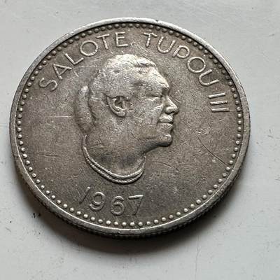 🌹外币初藏🌹🐯2026年第48场   每周二四六晚8️⃣点  大洋洲硬币专场  汤加 1967年 图普三世 5分