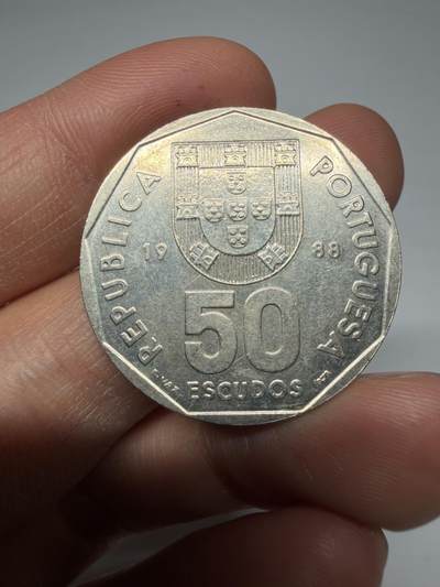 2026年集古藏今外币拍卖第四期-第5场—（总第325拍），可以寄存60天，满160元包邮。 1988年葡萄牙50埃斯库多