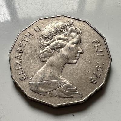 🌹外币初藏🌹🐯2026年第48场   每周二四六晚8️⃣点  大洋洲硬币专场 斐济1976年 50分